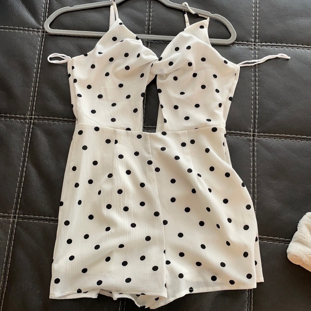 Emory Park Polkadot Romper Size S
